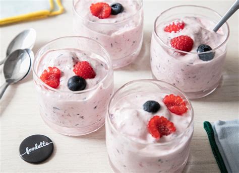 Frozen Yogurt Aux Fruits Rouges La Recette De Frozen Yogurt Aux