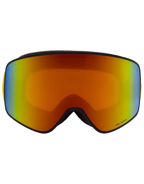 Red Bull Spect Eyewear Rush Matt Black Orange With Red Mirror Ski