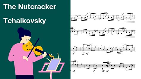 Tchaikovsky The Nutcracker Trepak [violin Sheet Music] Youtube