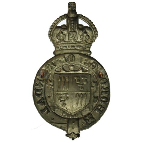 Kendal Borough Police Helmet Plate King S Crown