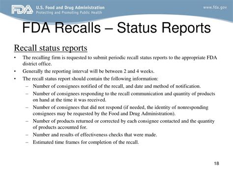 Ppt Fda Recalls Det Do Organization Powerpoint Presentation Free