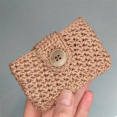 Crochet Card Holder Pattern Pattern For Beginner Crochet P Inspire