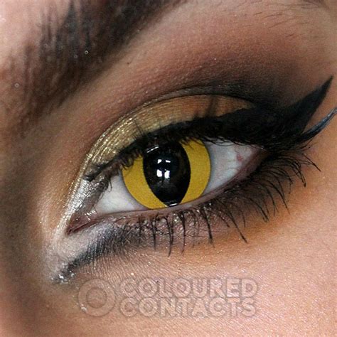 Gold Contact Lenses, Metallic Eye Color Lens | Colored Contacts US