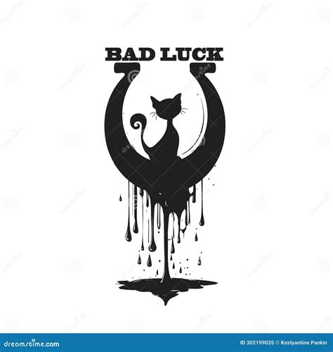 Symbol bad luck stock illustration. Illustration of item - 302199035