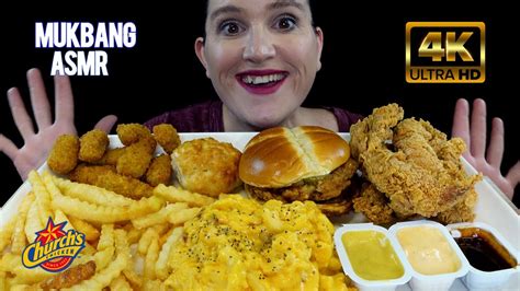 ASMR MUKBANG CHURCH S FRIED CHICKEN CHICKEN JALAPENO POPPERS