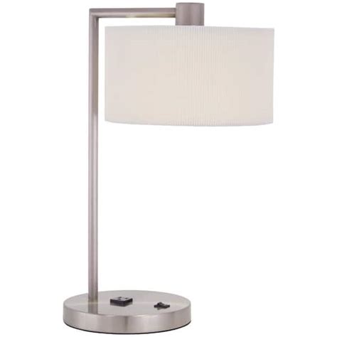 George Kovacs Park In Brushed Nickel Table Lamp With Pleated