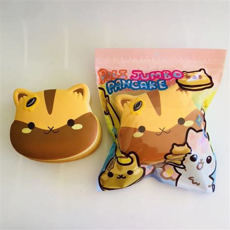 Jumbo Poli The Hamster Triple Stack Pancake Squishy ~ Smells Like Pancakes Creamiicandy Shop