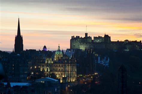 View of Edinburgh Castle at night-6620 | Stockarch Free Stock Photos