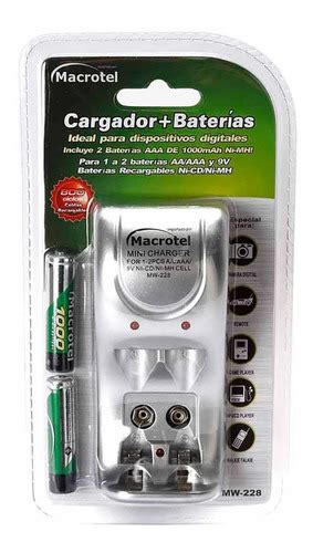 Cargador De Pilas Pilas Recargables Aaa Mah Macrotel Cuotas