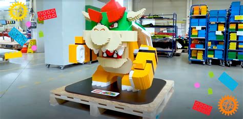 ¡un Bowser Gigante Hecho Todo De Bricks Lego® Super Mario™ Lego