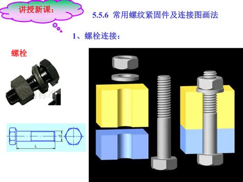 螺纹紧固件连接画法