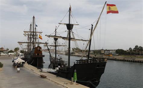 La réplica de la Nao Victoria y el galeón Andalucía hacen escala en