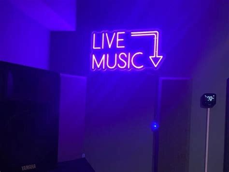 LIVE MUSIC Neon Sign neon Music Sign music Bar Led Sign - Etsy