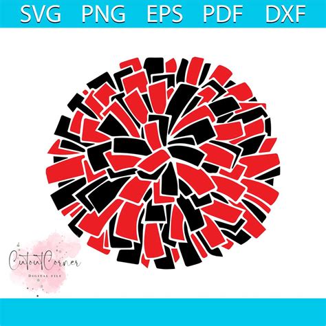 Pom Pom Svg Free Trending Svg Cheerleading Svg Cheer Svg Inspire