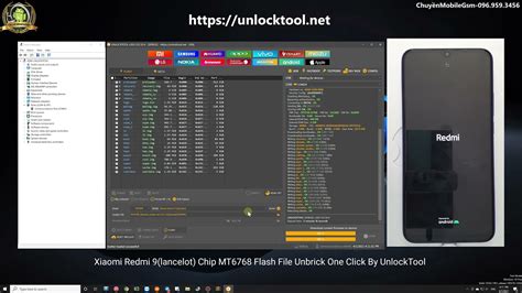 Xiaomi Redmi 9 Lancelot Chip MT6768 Flash File Unbrick One Click By