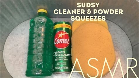 Asmr Sudsy Cleaner And Powder Squeeze Youtube