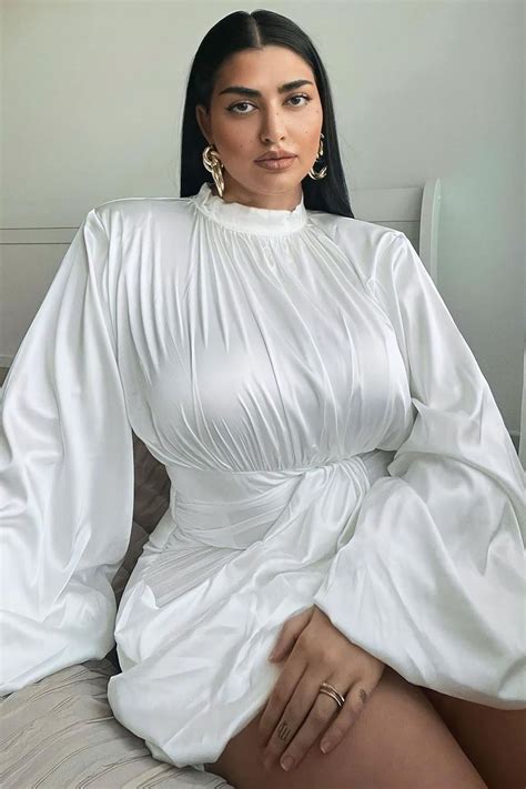 Sharing Secrets Satin Mini Dress - Ivory | Fashion Nova