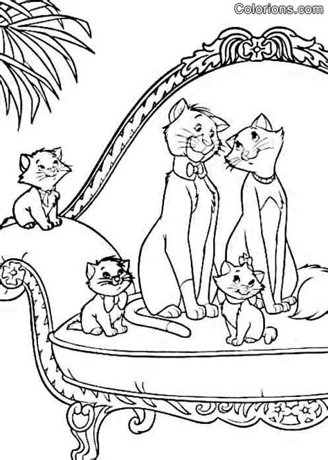 Coloriage Aristochats Disney Dessin Gratuit Imprimer