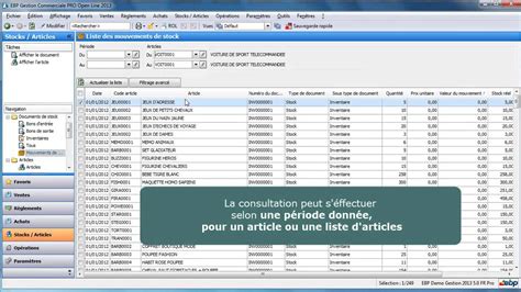 La Gestion Des Stocks Avec Le Logiciel Ebp Gestion Commerciale Pro Open