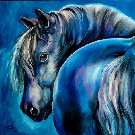 Blue Moon Painting By Marcia Baldwin