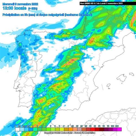 La Aemet prevé la llegada de lluvias a partir del miércoles