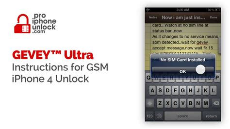 Unlock IPhone 4 Gevey Ultra YouTube