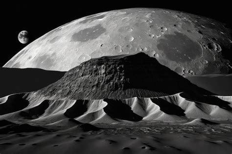 Premium AI Image | Lunar surface