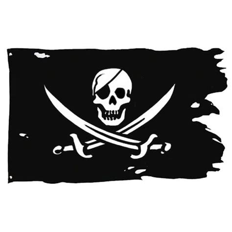 Pirate Flag Tattered - Jolly Roger | Sons Of Pirate