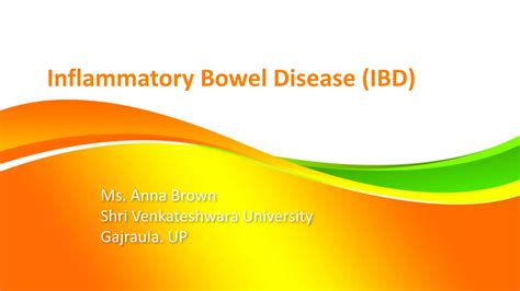 Inflammatory Bowel Disease Ppt