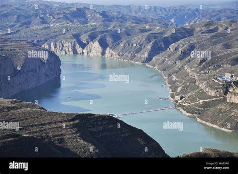 yellow river source stock photo alamy