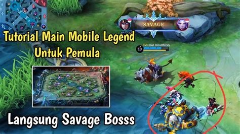 Cara Main Ml Untuk Pemula Tutorial Mobile Legends Pemula Youtube