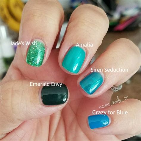 Gelmoment Color Comparison Shown Here Are Gelmoment Emerald Envy