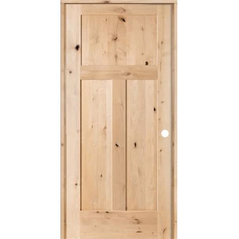 Krosswood Doors In X In Craftsman Panel Shaker Solid Wood