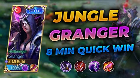 Granger Best Jungle Build And Gameplay Mobile Legends Youtube