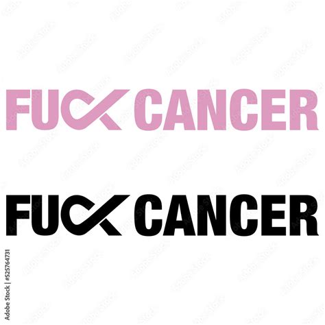 Fuck Cancer Png Set Transparent Background Stock Illustration Adobe Stock