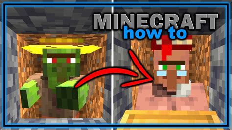 How To Cure Zombie Villagers Easy Minecraft Tutorial Youtube