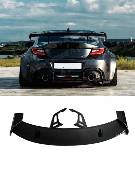 ADRO Style High Quality Carbon Fiber Rear Trunk Spoiler Lip Big Wing