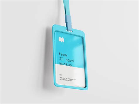 Free Id Card Holder Mockup Mockups Design