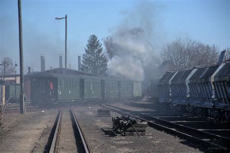 Mügeln unter Dampf mit der Döllnitztal Schmalspurbahn unterwegs