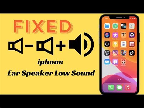 How To Fix Iphone Ear Speaker Low Sound Iphone Call Volume Low