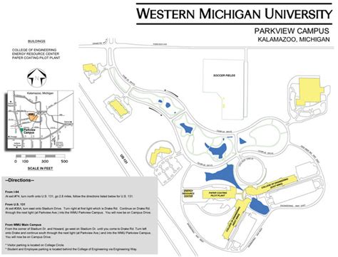 Western Michigan University Campus Map - Western Michigan University Parkview Campus • mappery