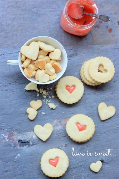 Strawberry Lemon Curd And Old Fashioned Shortbread Cookies Baker Bettie Shortbread Cookies