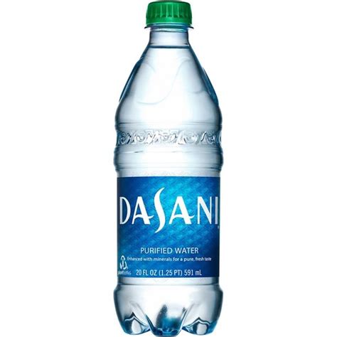 Dasani Purified Water Bottle Enhanced With Minerals 20 Fl Oz Instacart