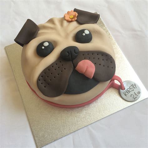 Adorable Pug Dog Cake