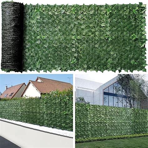 Artificial Ivy Privacy Fence Screen 59 X 118 Faux Ivy