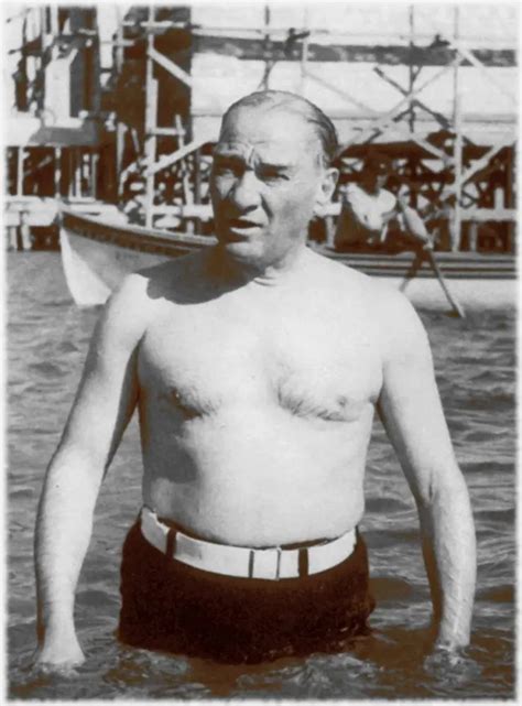 Mustafa Kemal Atatürk At Sea Swimsuit in Florya Arthipo