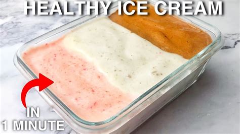 Ice Cream Without Sugar In 1 Minute No Cream Healthy Ice Cream Youtube