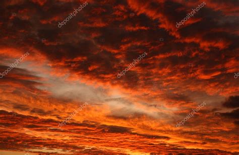 Red stormy sky Stock Photo by ©astroganov 4234261