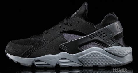 Nike Air Huarache Black/Black-Dark Grey | Nice Kicks