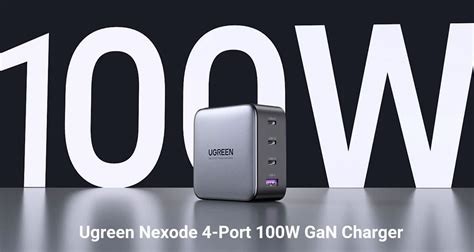 Ugreen Nexode 100w Usb C 4 Port Wall Charger Is The Ultimate Charger To